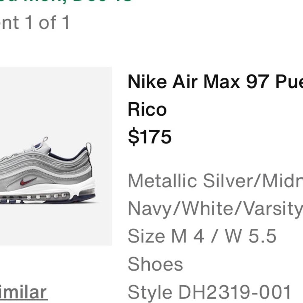 Air Max 97 Puerto Rico Sneakers